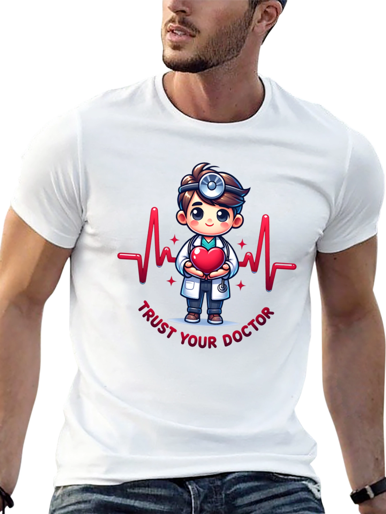 Trust Your Doctor Cartoon T-Shirt