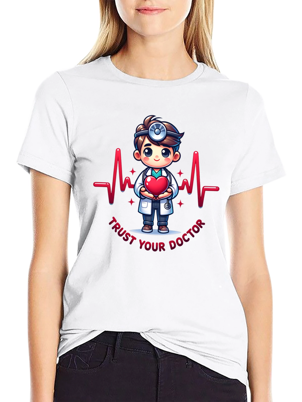 Trust Your Doctor Cartoon T-Shirt