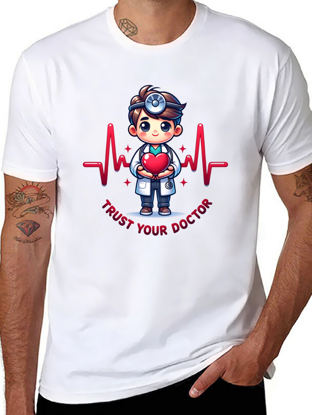 Trust Your Doctor Cartoon T-Shirt