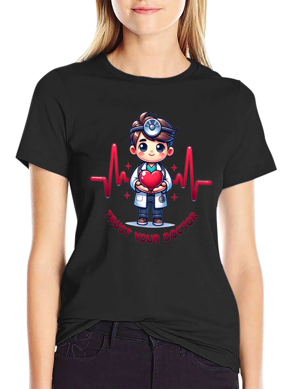 Trust Your Doctor Cartoon T-Shirt