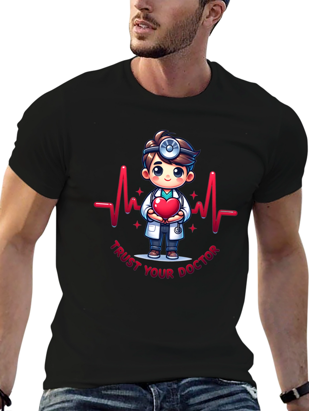 Trust Your Doctor Cartoon T-Shirt