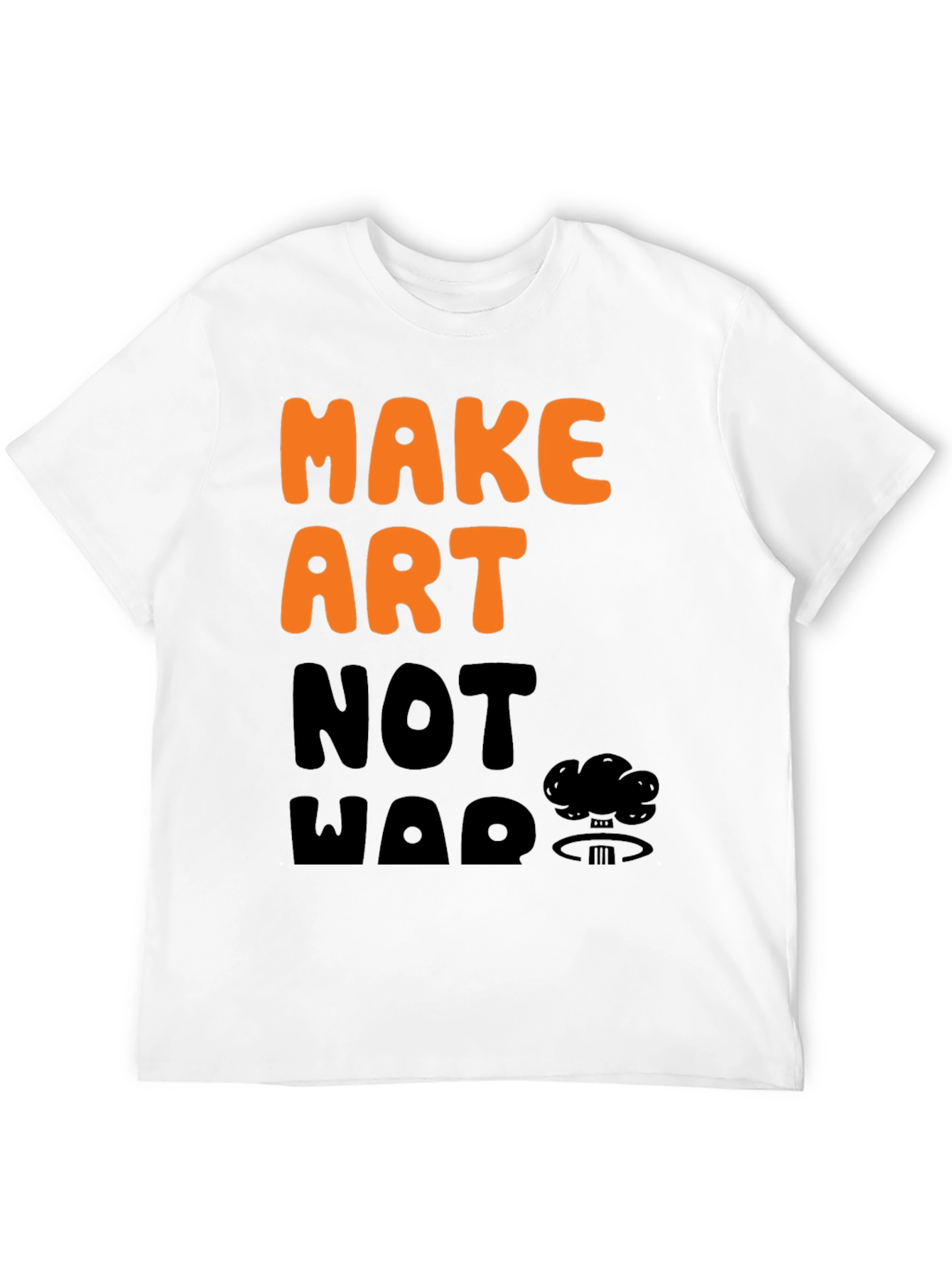 Make Art Not War Graphic T-Shirt