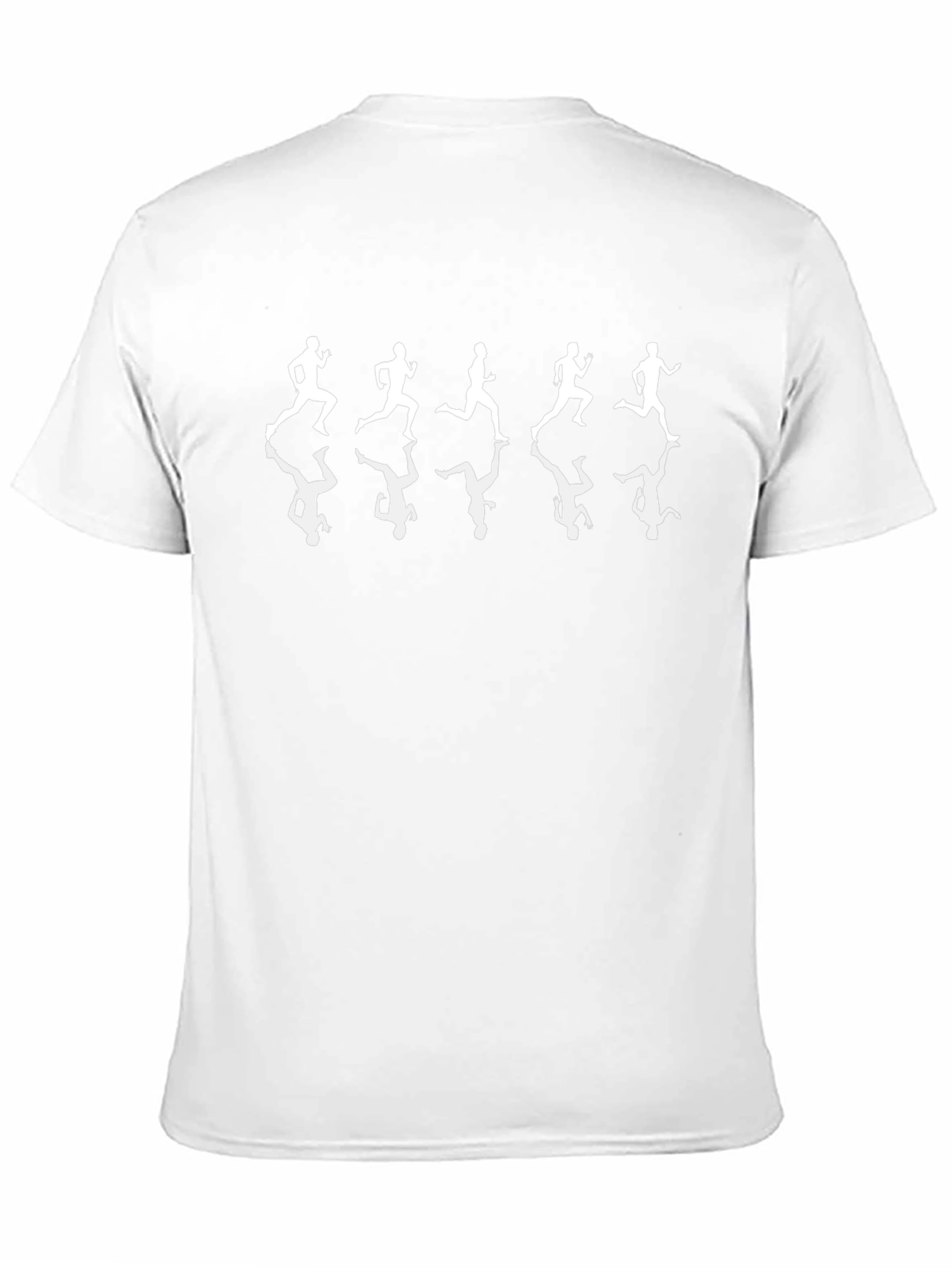 Mens Black Runner Graphic Tee