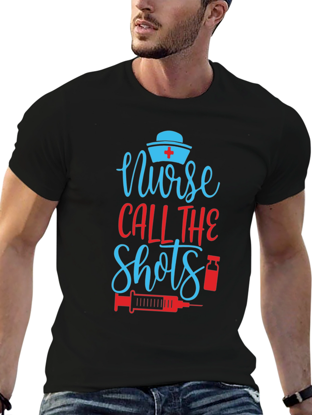 Nurse Call the Shots Graphic Tee
