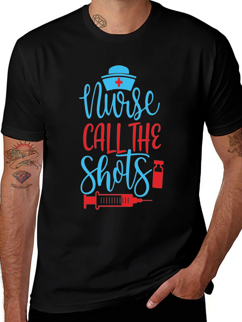 Nurse Call the Shots Graphic Tee