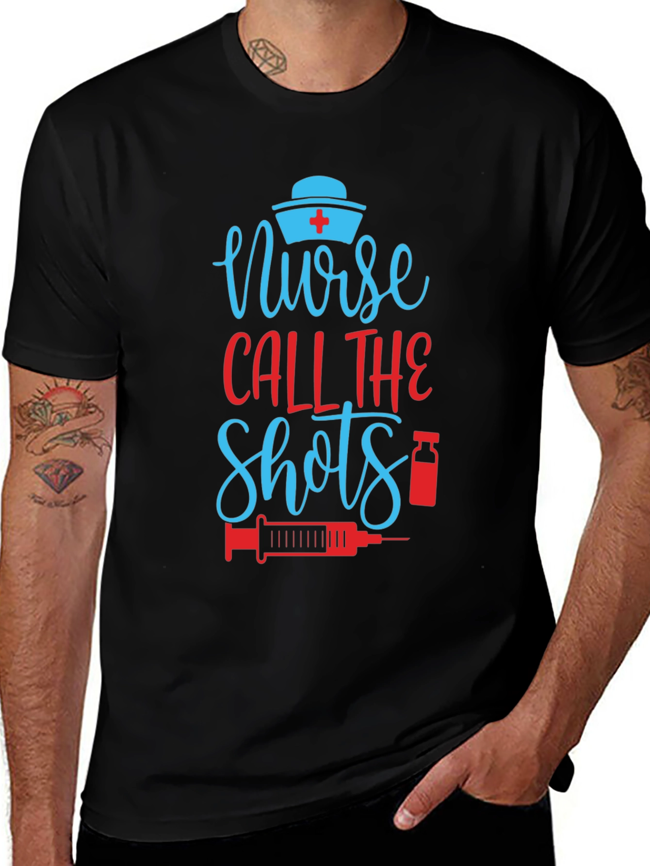 Nurse Call the Shots Graphic Tee