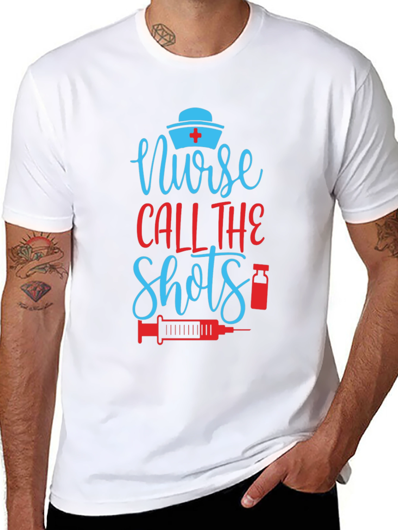 Nurse Call the Shots Graphic Tee
