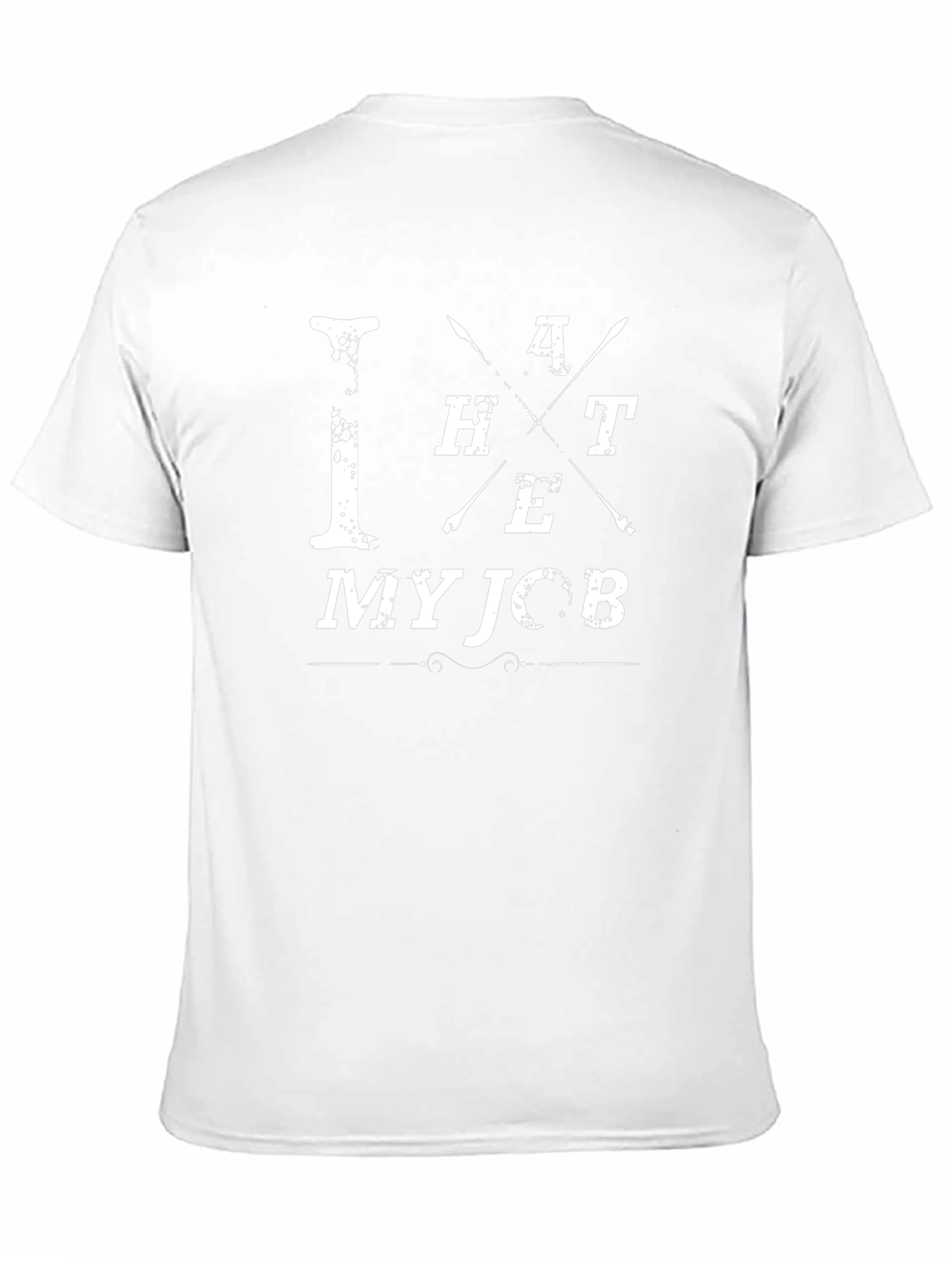 I Hate My Job Black Graphic Tee
