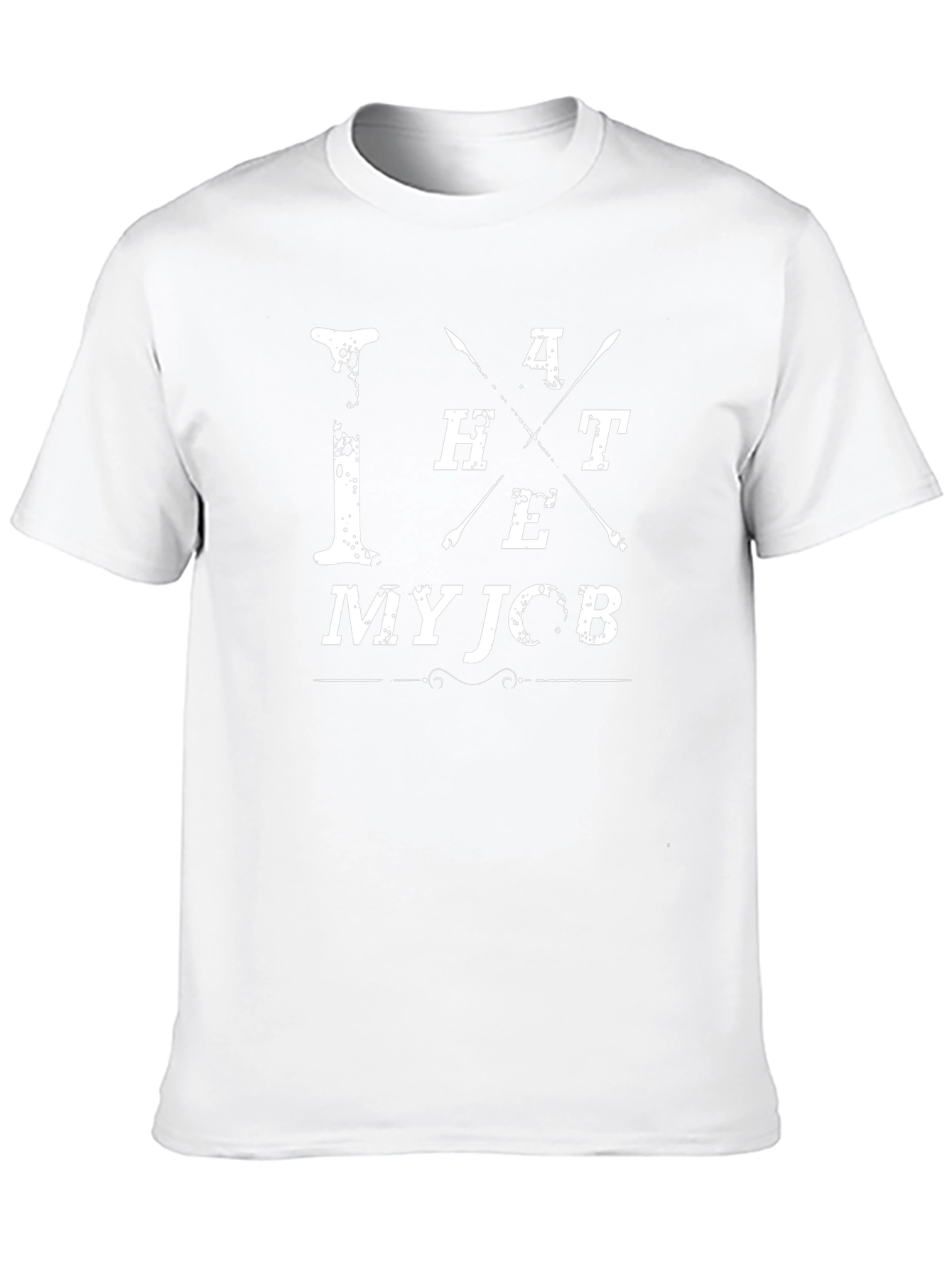 I Hate My Job Black Graphic Tee