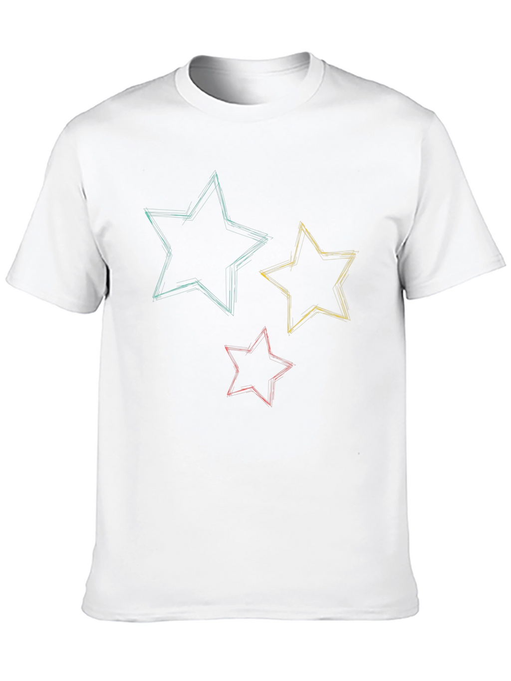 Starry Sketch Tee - Stylish Graphic T-Shirt