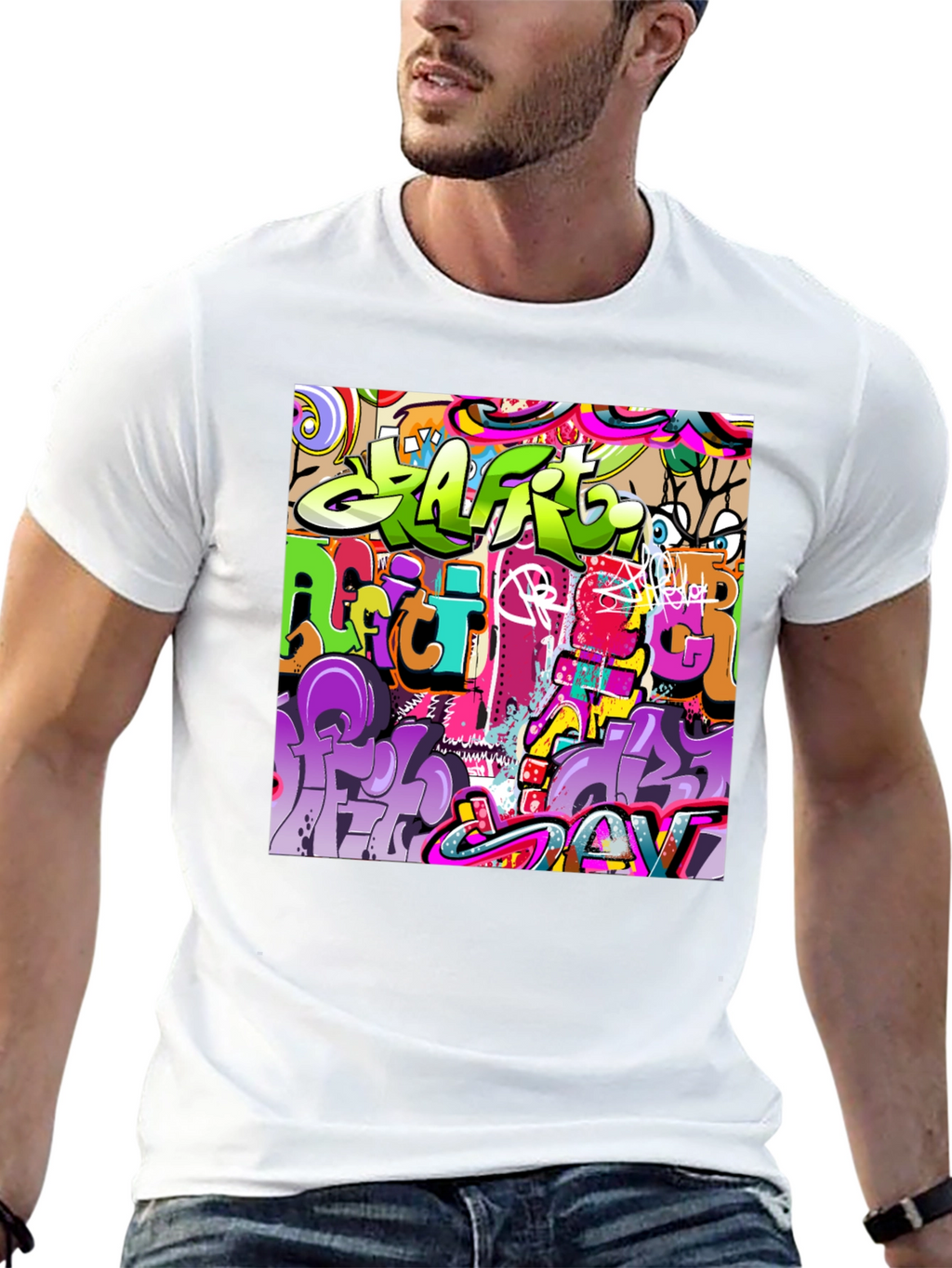 Graffiti Art T-Shirt - Urban Streetwear Style