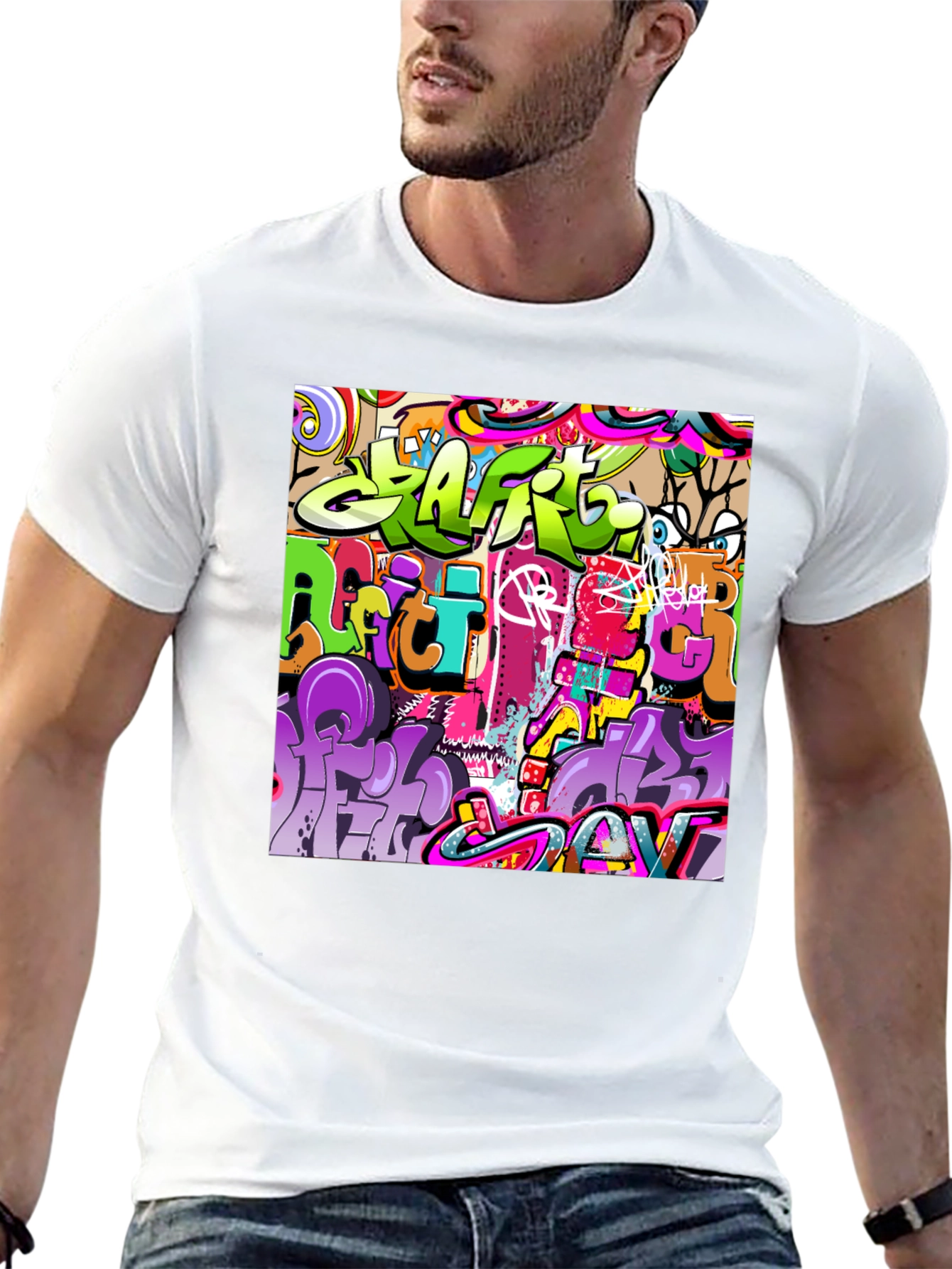 Graffiti Art T-Shirt - Urban Streetwear Style