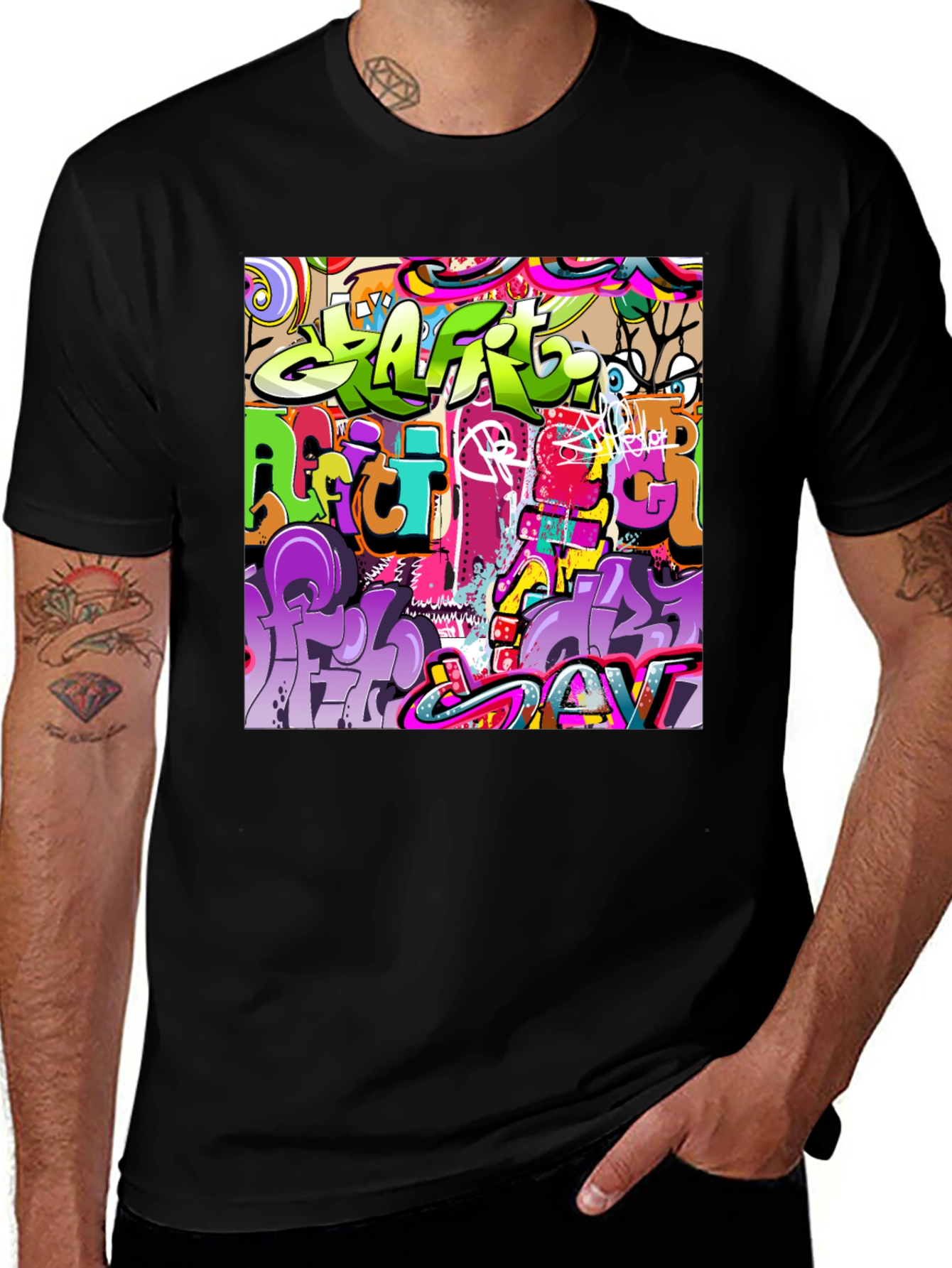 Graffiti Art T-Shirt - Urban Streetwear Style