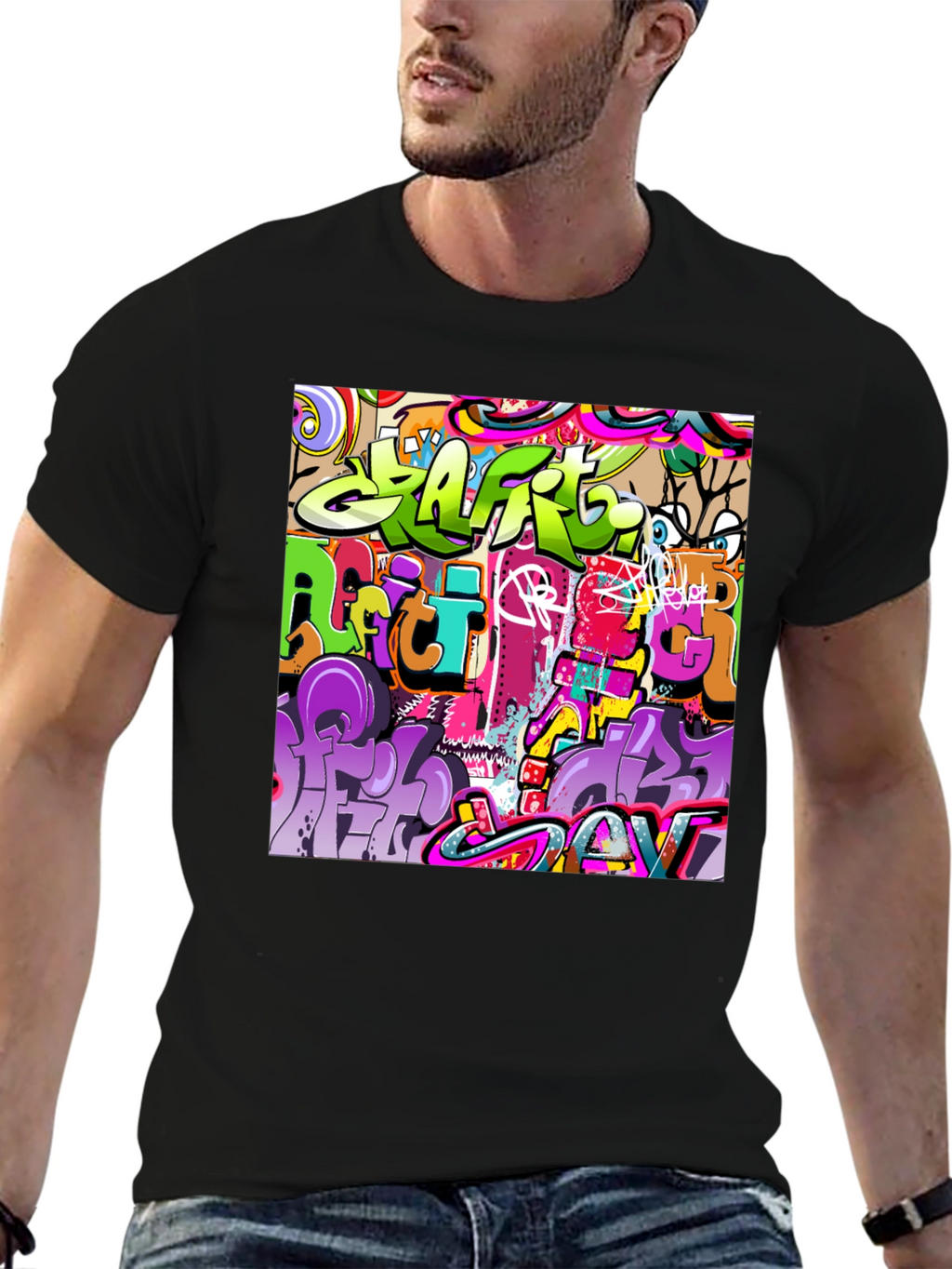 Graffiti Art T-Shirt - Urban Streetwear Style