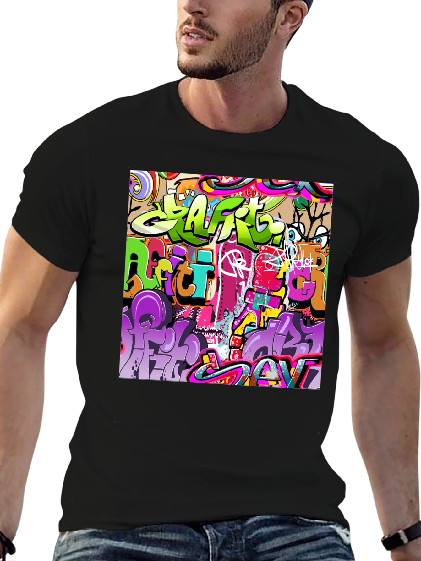 Graffiti Art T-Shirt - Urban Streetwear Style
