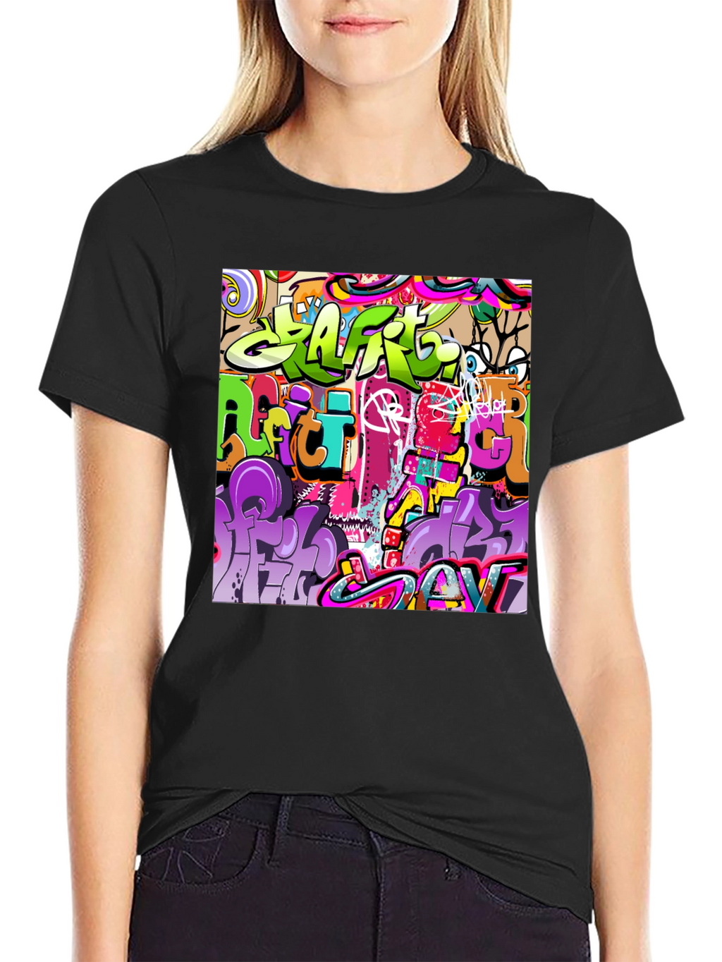 Graffiti Art T-Shirt - Urban Streetwear Style