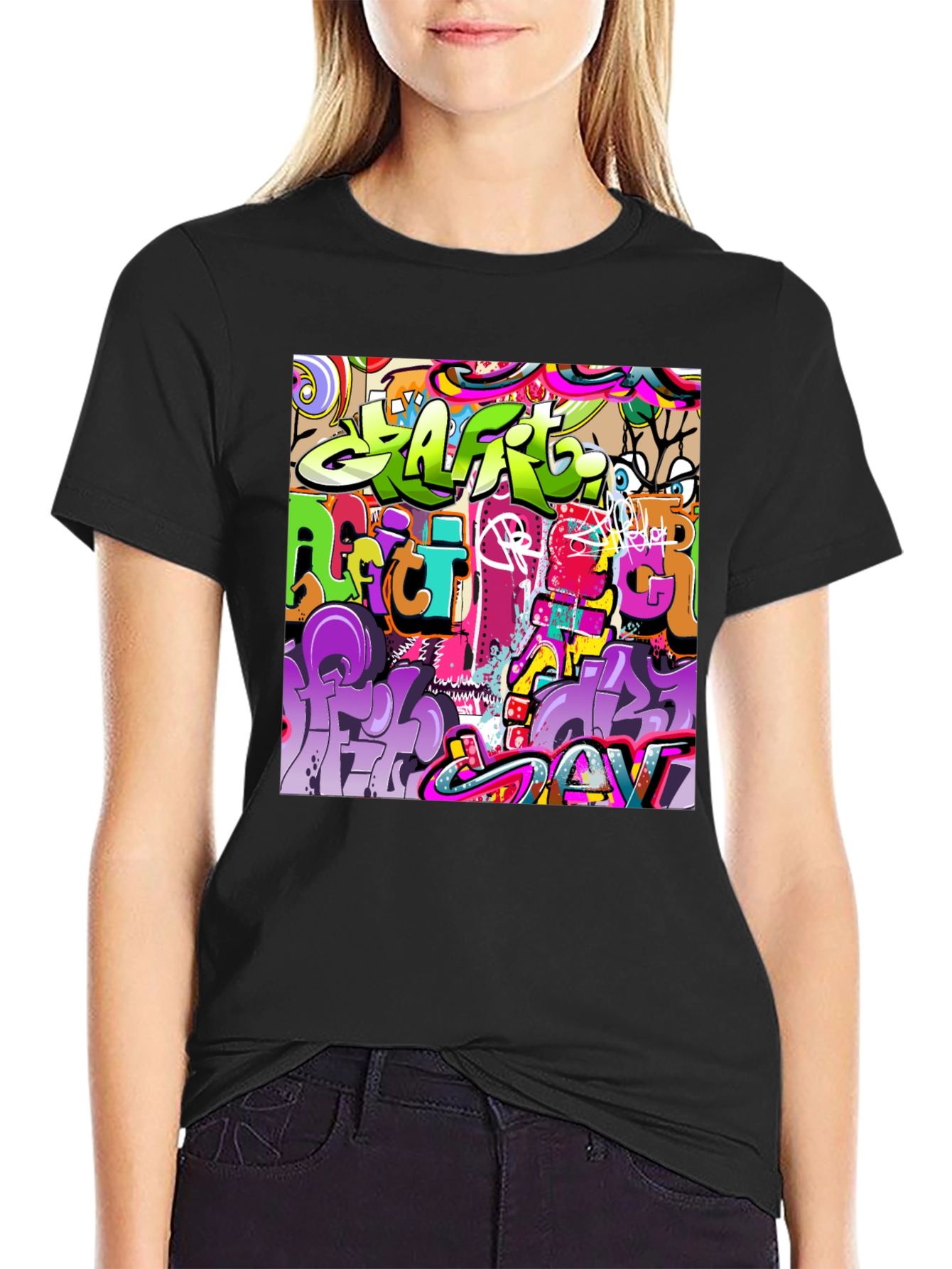 Graffiti Art T-Shirt - Urban Streetwear Style