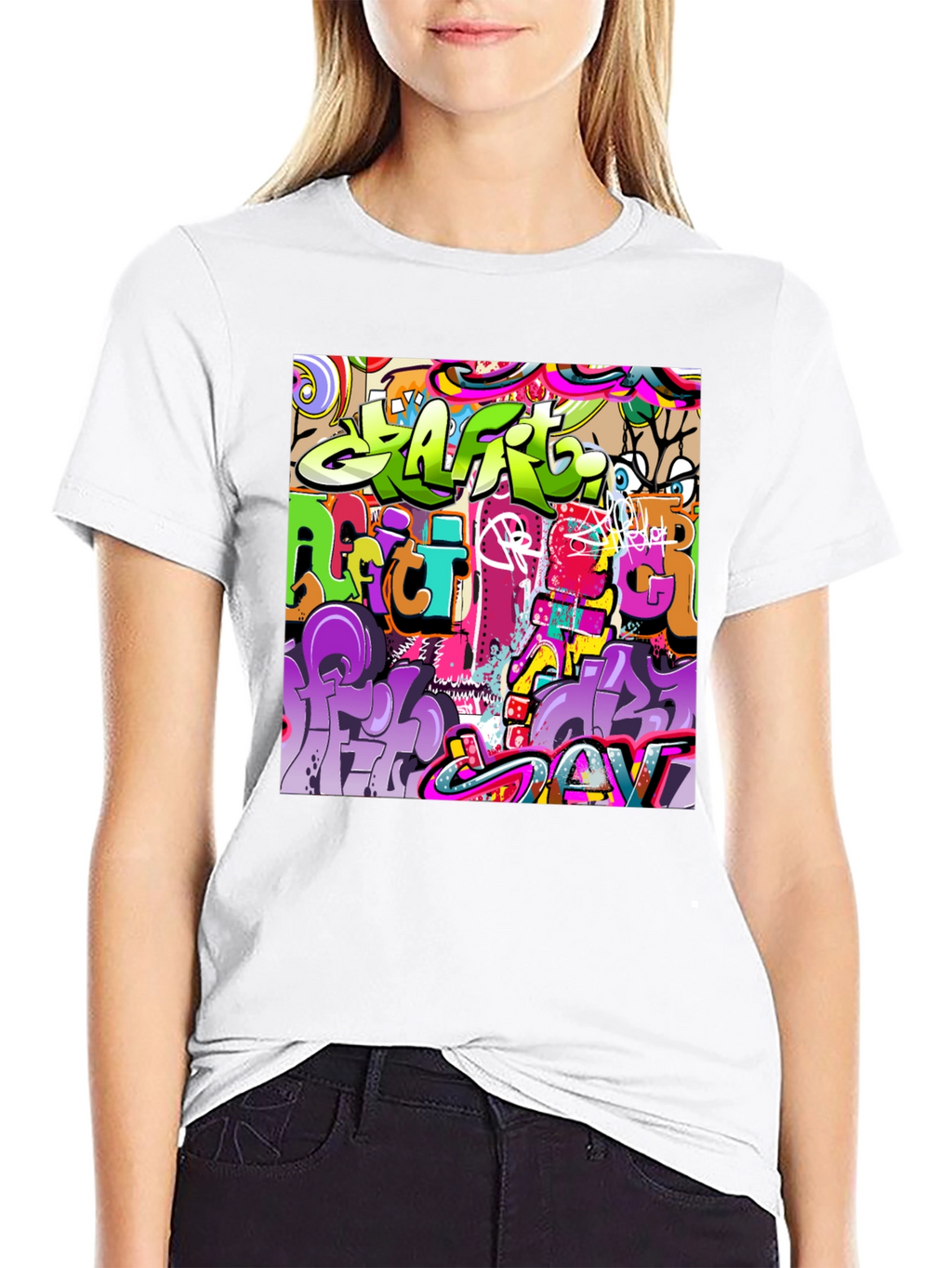 Graffiti Art T-Shirt - Urban Streetwear Style