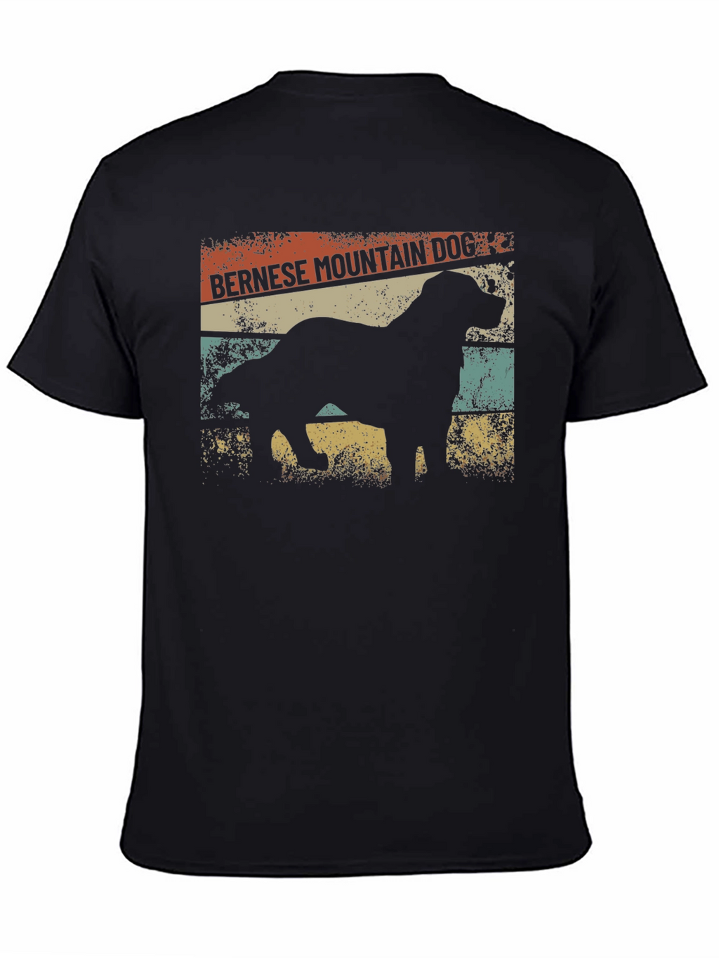 Bernese Mountain Dog Retro T-Shirt