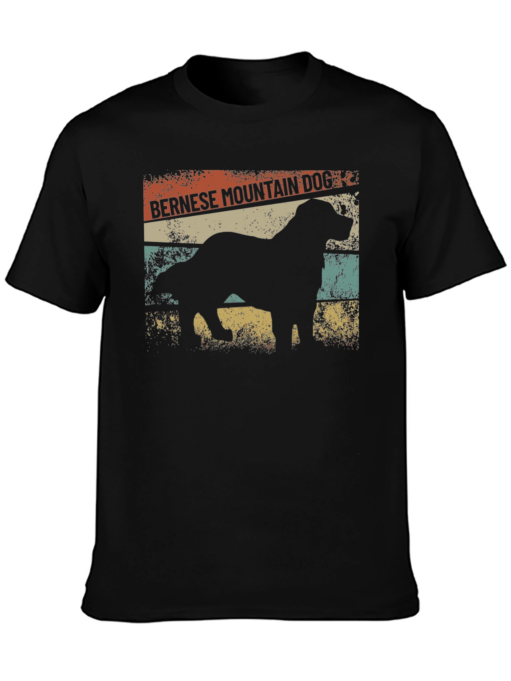 Bernese Mountain Dog Retro T-Shirt