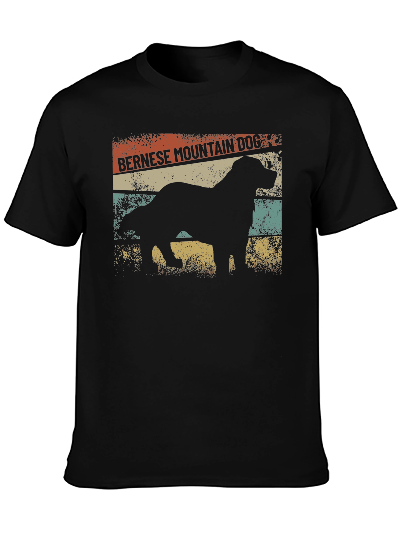 Bernese Mountain Dog Retro T-Shirt