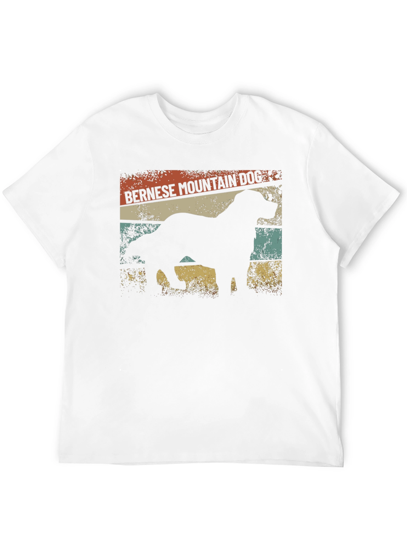 Bernese Mountain Dog Retro T-Shirt