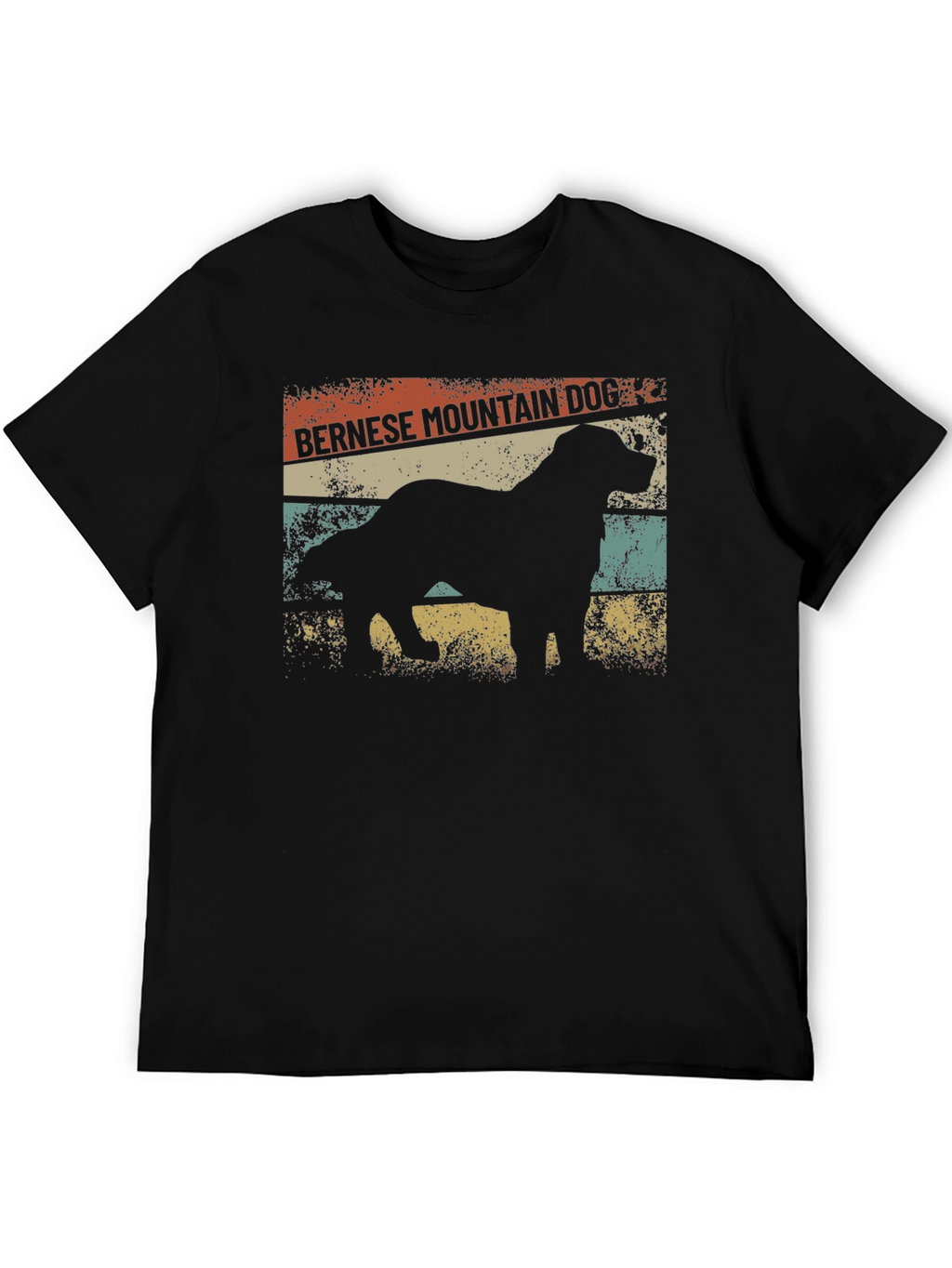 Bernese Mountain Dog Retro T-Shirt