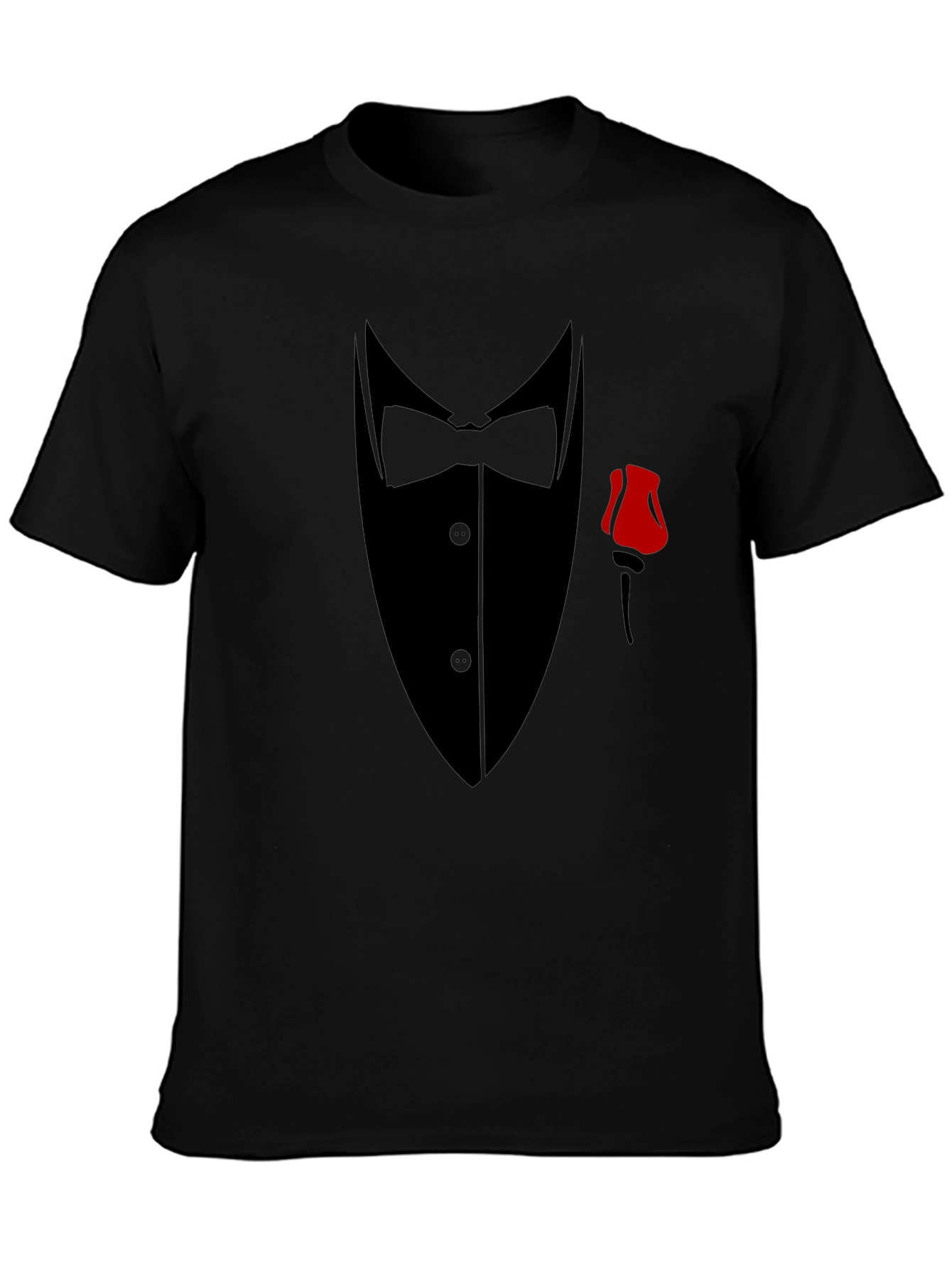Tuxedo Graphic T-Shirt - Formal Wear Illusion