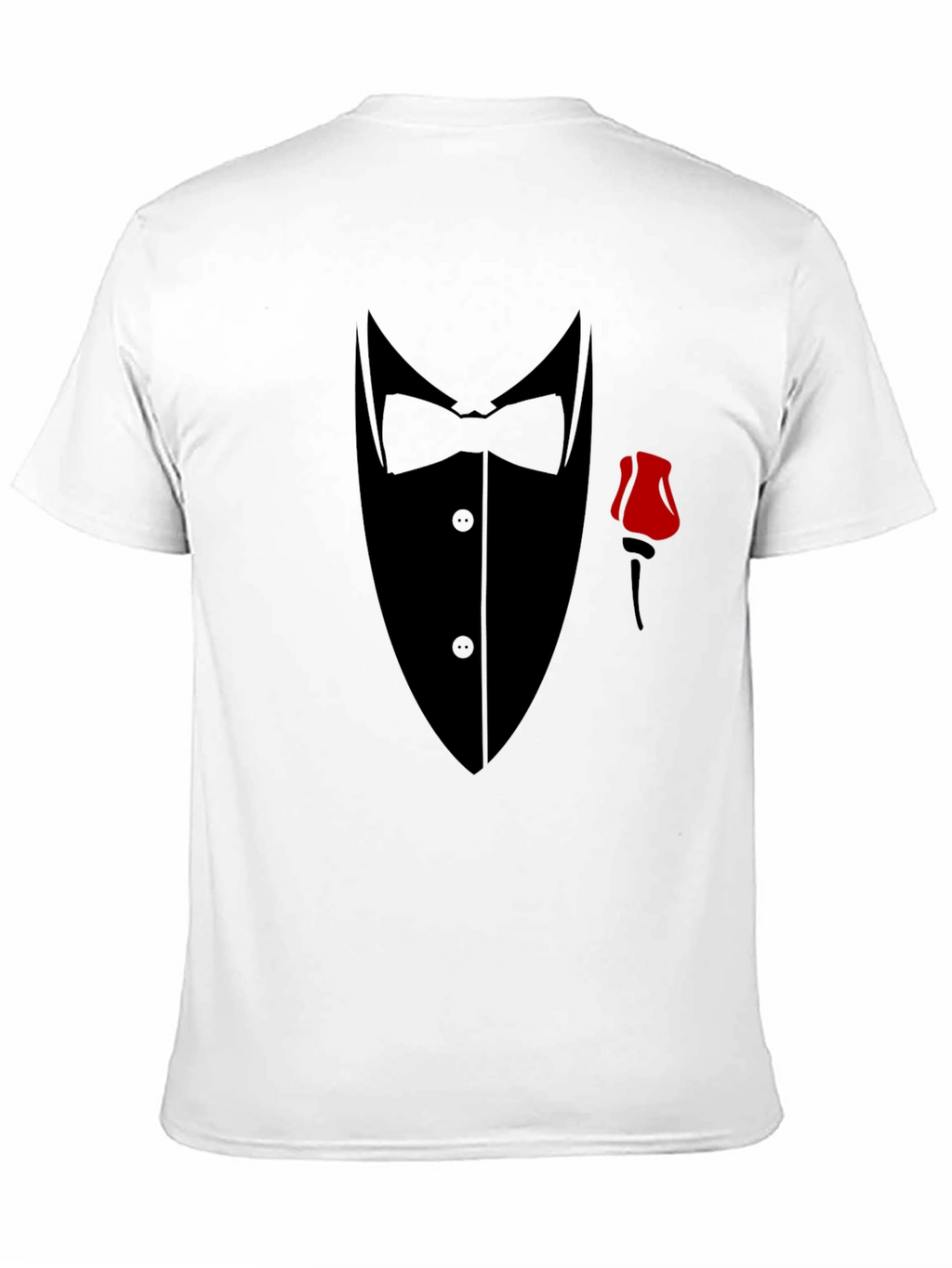 Tuxedo Graphic T-Shirt - Formal Wear Illusion