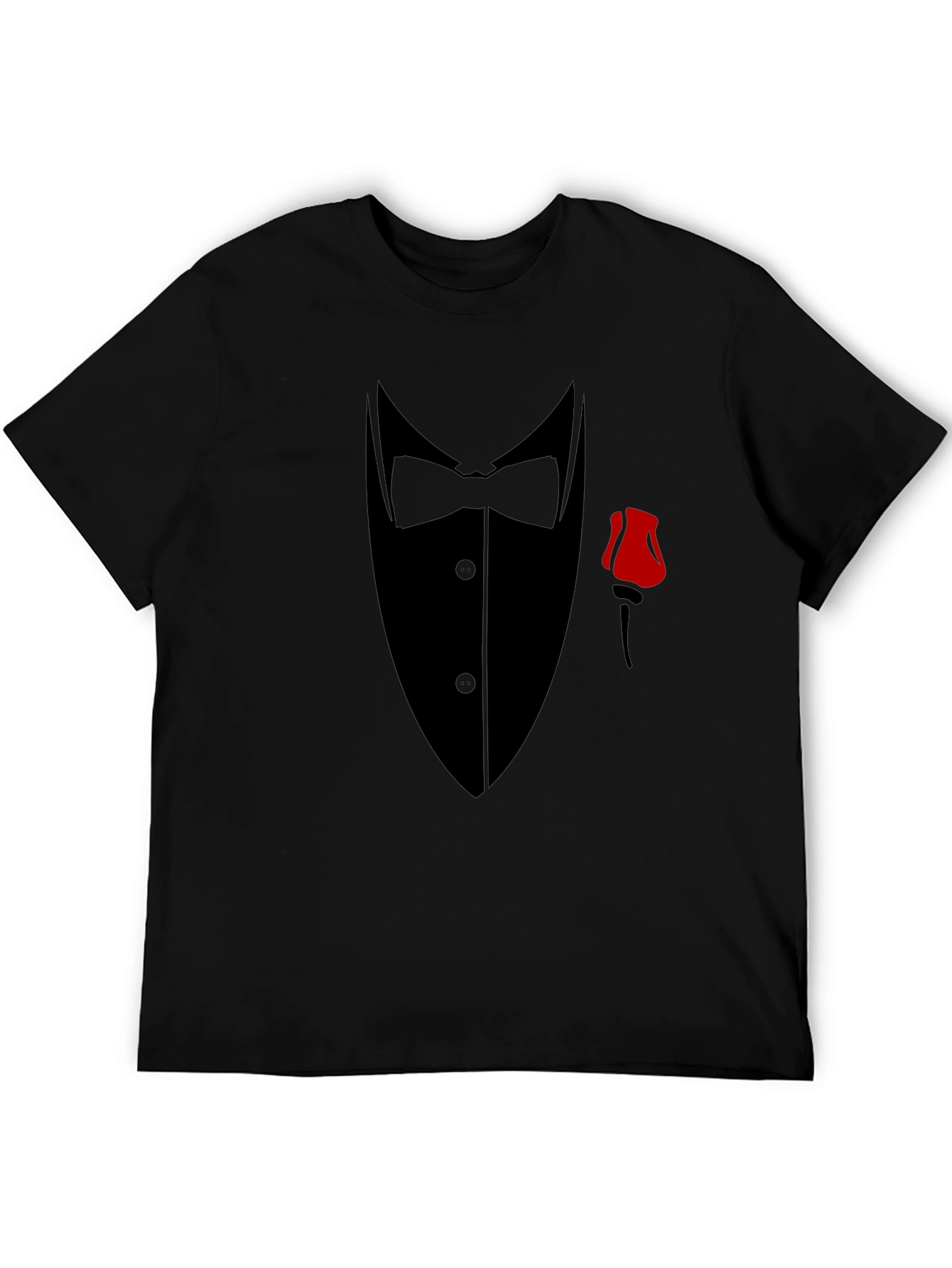 Tuxedo Graphic T-Shirt - Formal Wear Illusion