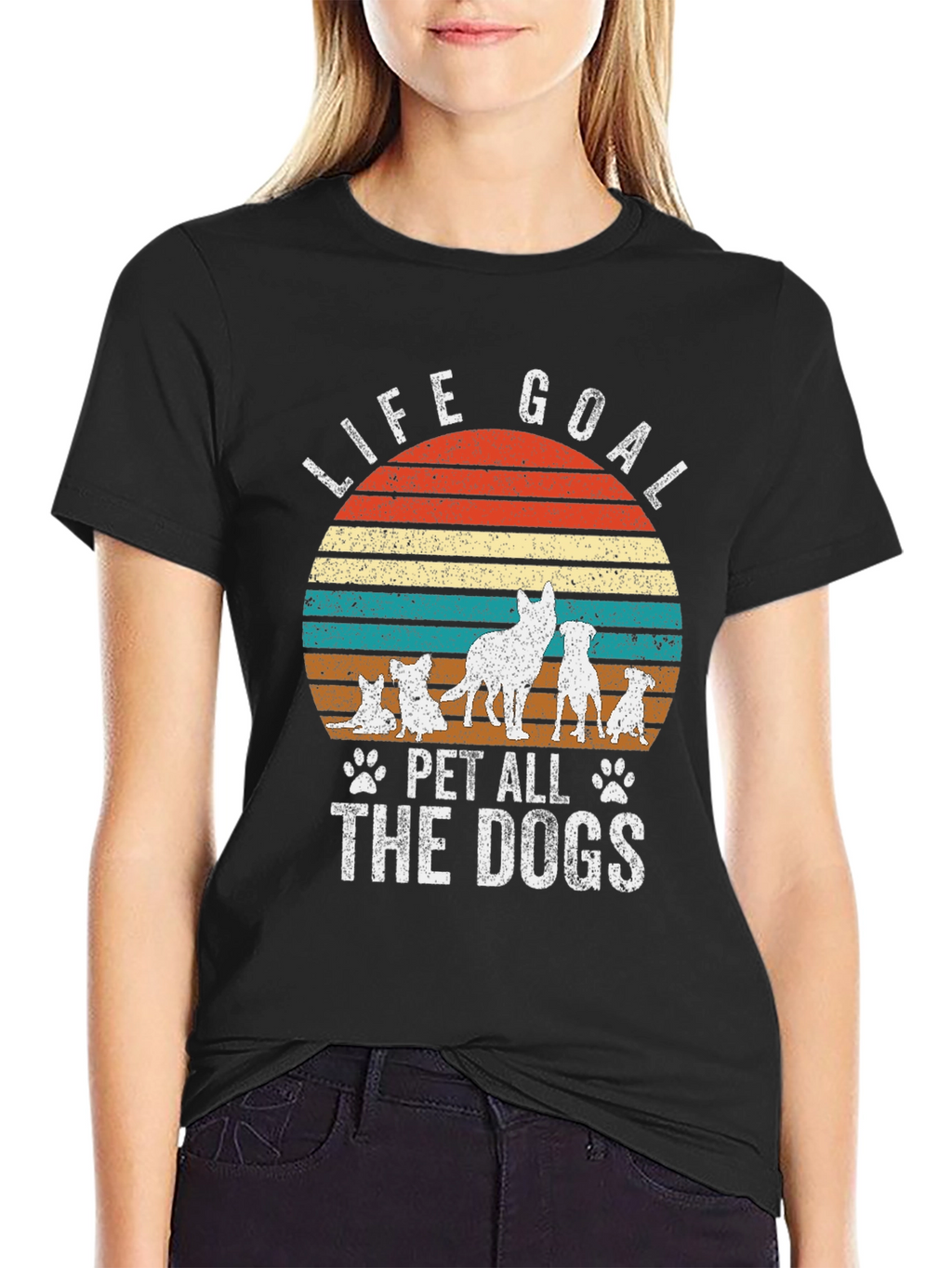 Life Goal Pet All The Dogs T-Shirt