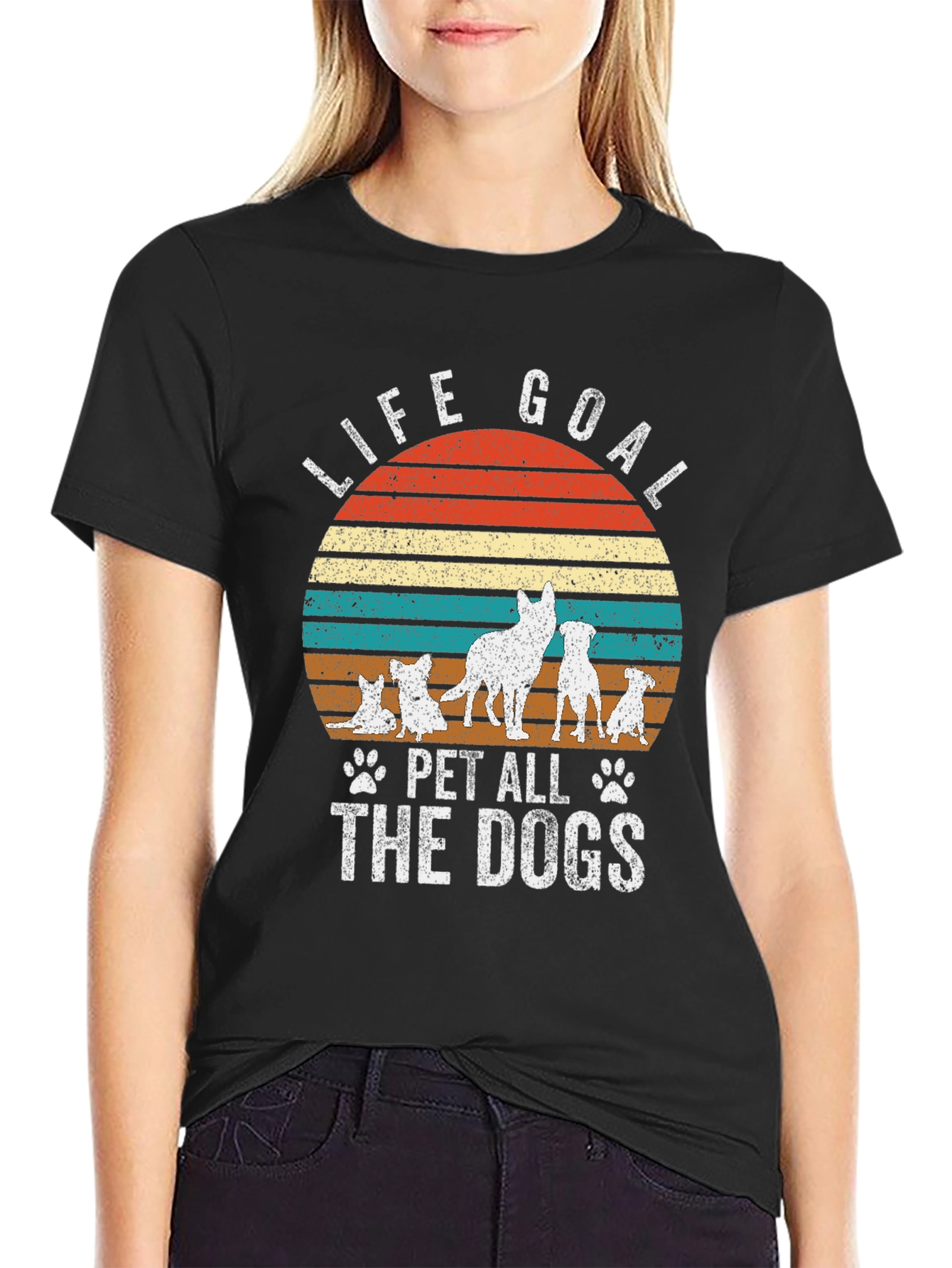 Life Goal Pet All The Dogs T-Shirt