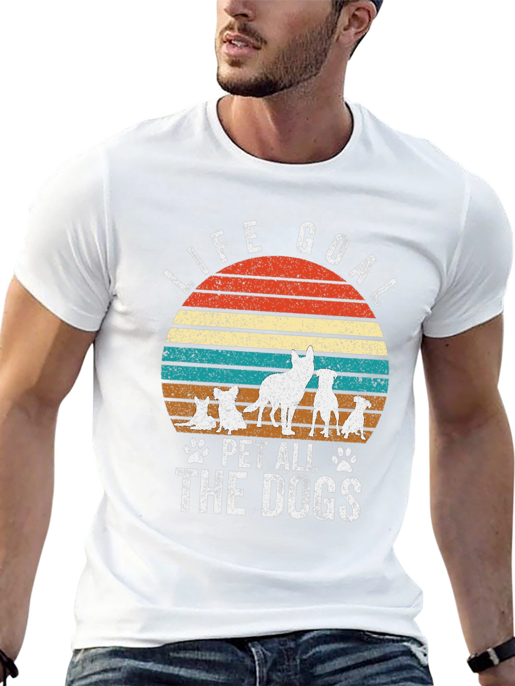 Life Goal Pet All The Dogs T-Shirt