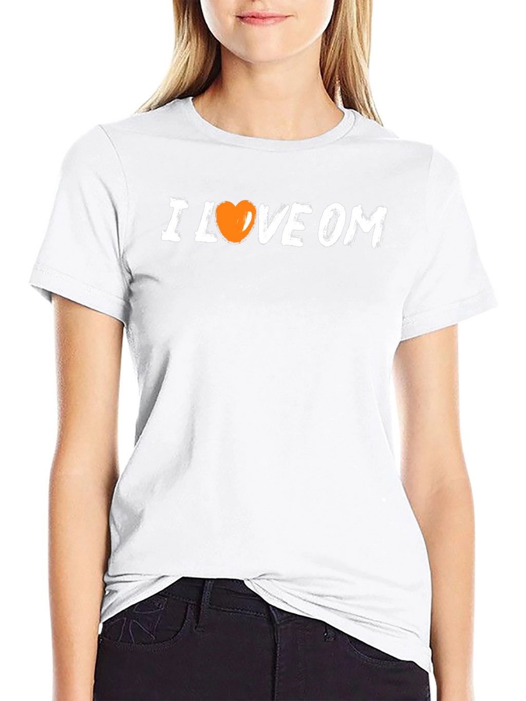 I Heart OM T-Shirt - Black