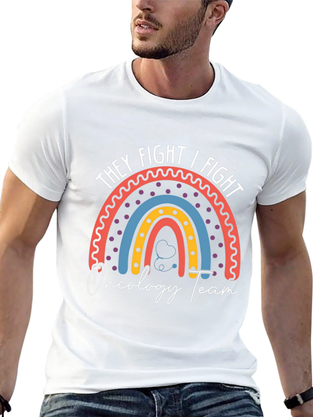 They Fight I Fight Oncology Team T-Shirt