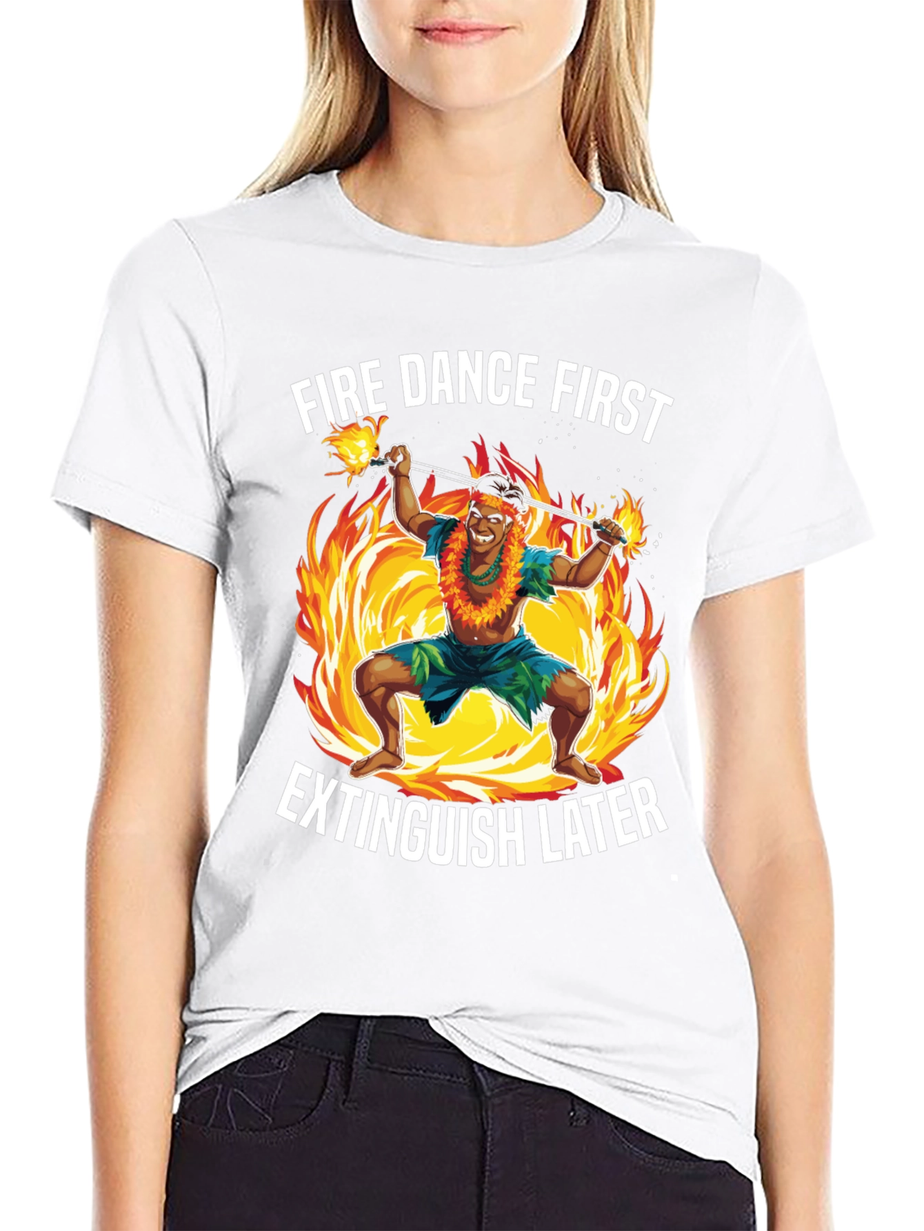 Fire Dance T-Shirt - Extinguish Later Tee