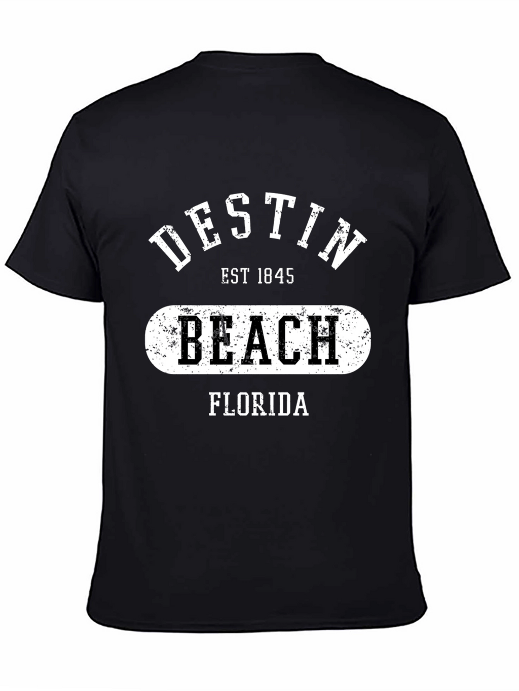 Destin Beach Florida Black T-Shirt