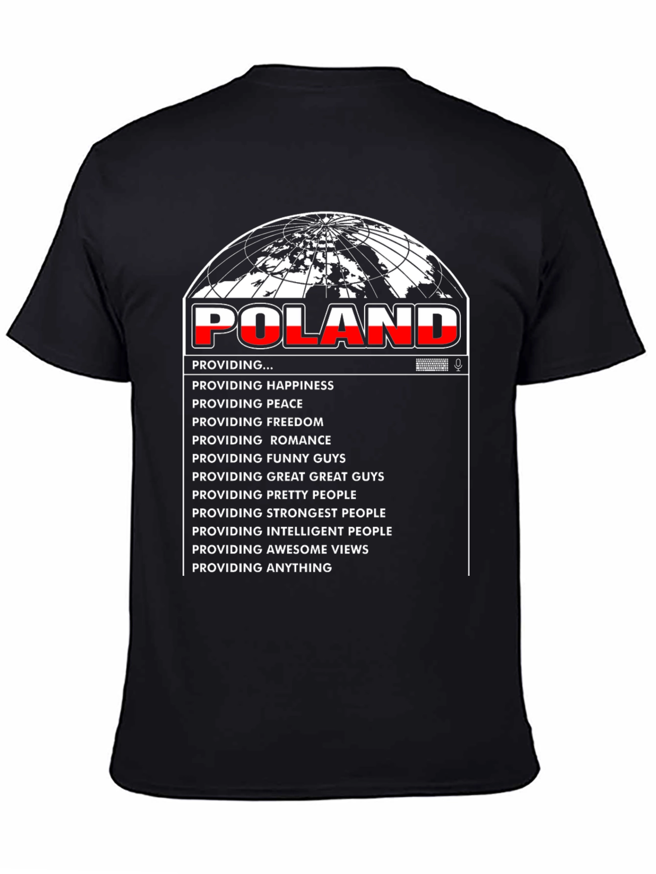 Poland Pride T-Shirt - Providing Happiness & More!