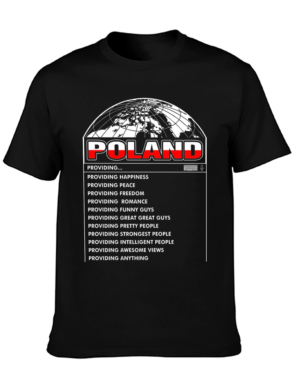 Poland Pride T-Shirt - Providing Happiness & More!