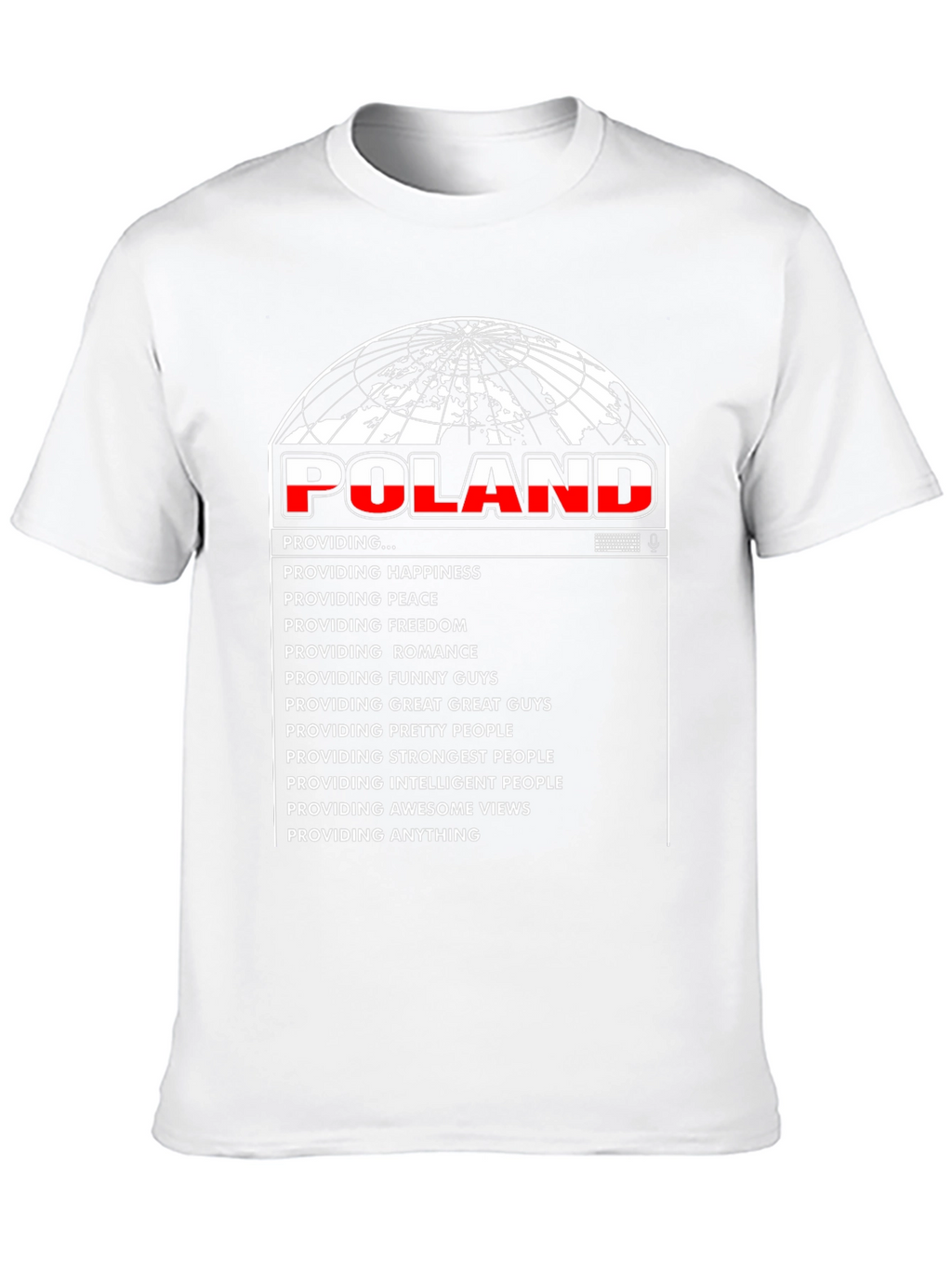 Poland Pride T-Shirt - Providing Happiness & More!