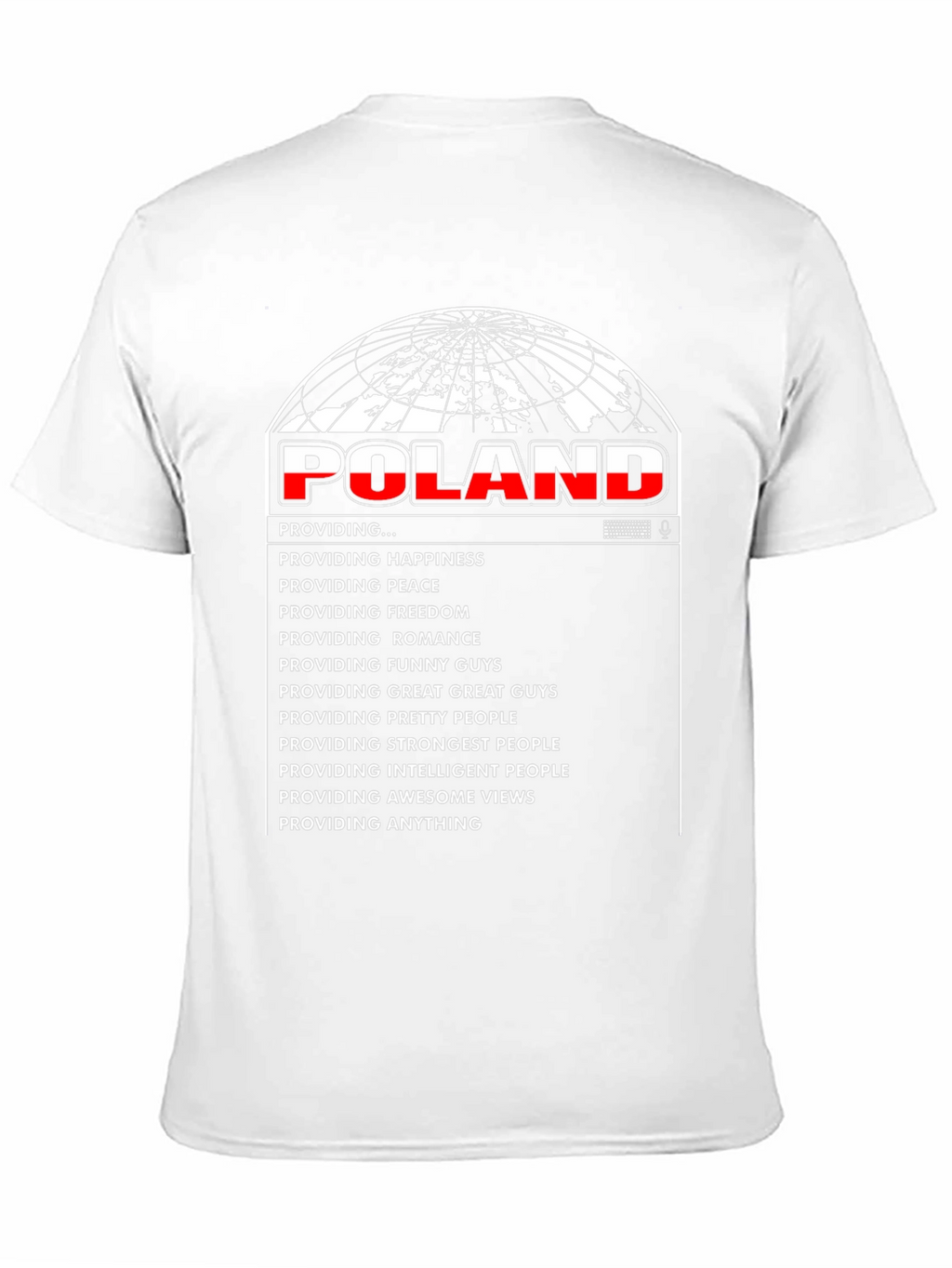 Poland Pride T-Shirt - Providing Happiness & More!