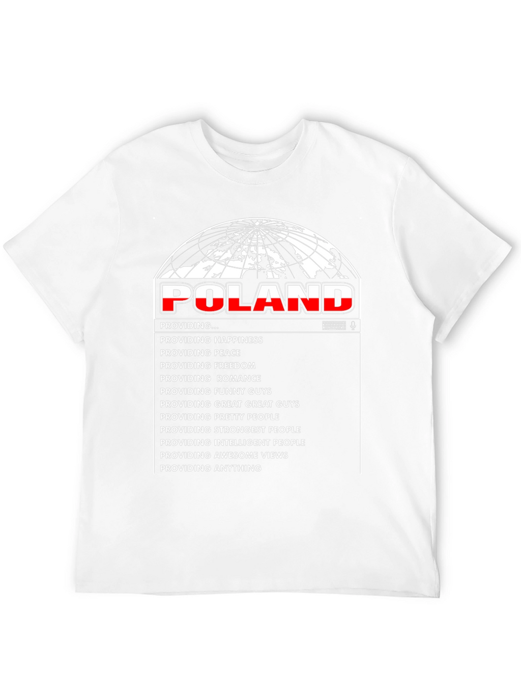 Poland Pride T-Shirt - Providing Happiness & More!