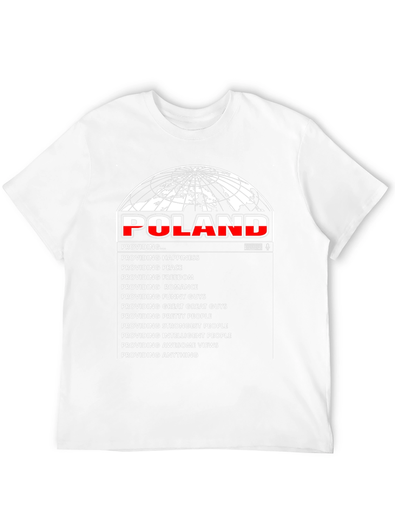 Poland Pride T-Shirt - Providing Happiness & More!