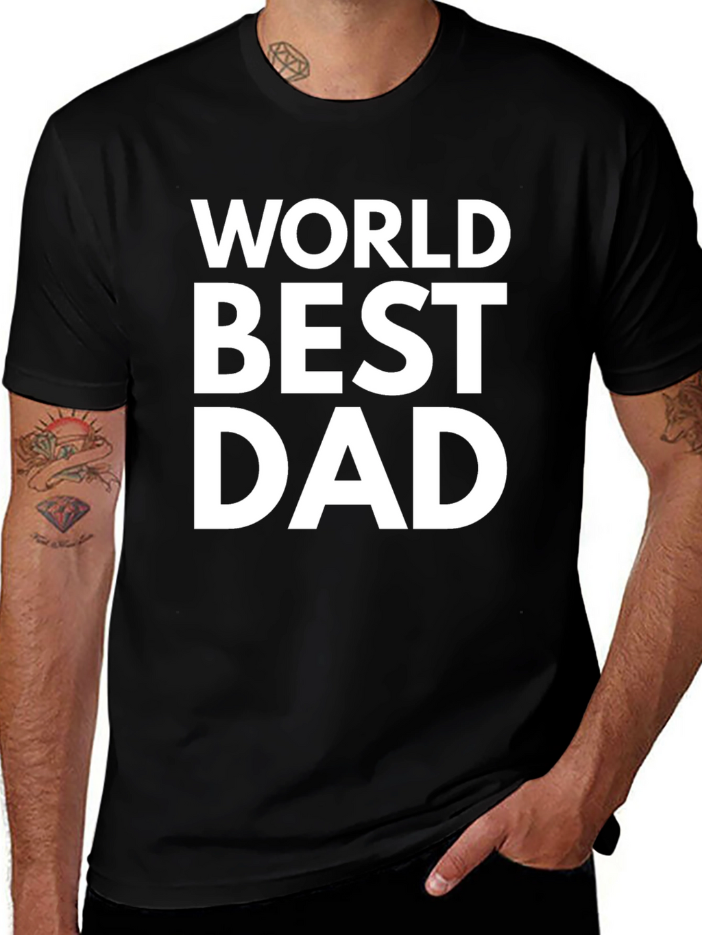 Worlds Best Dad T-Shirt - Fathers Day Gift
