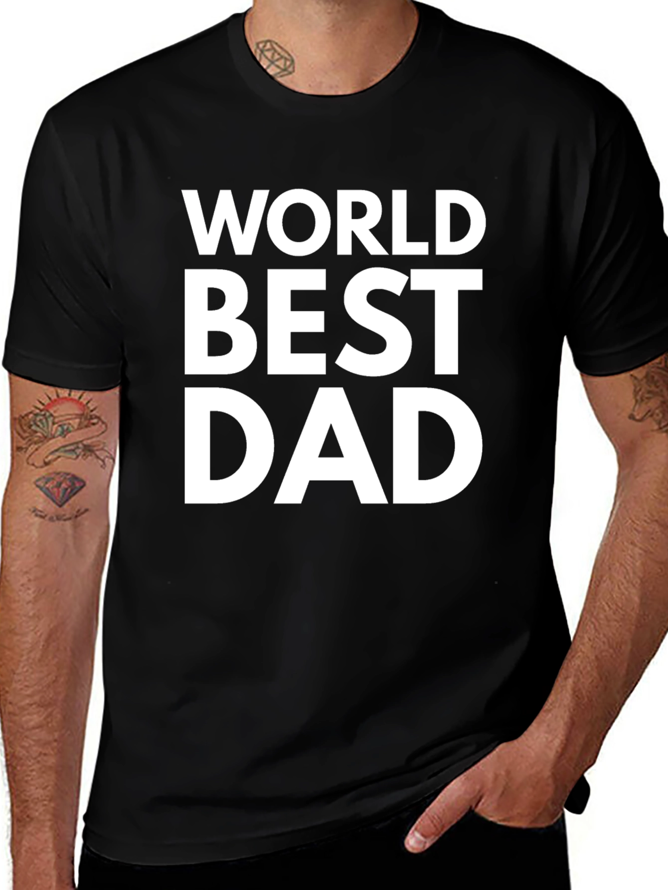 Worlds Best Dad T-Shirt - Fathers Day Gift