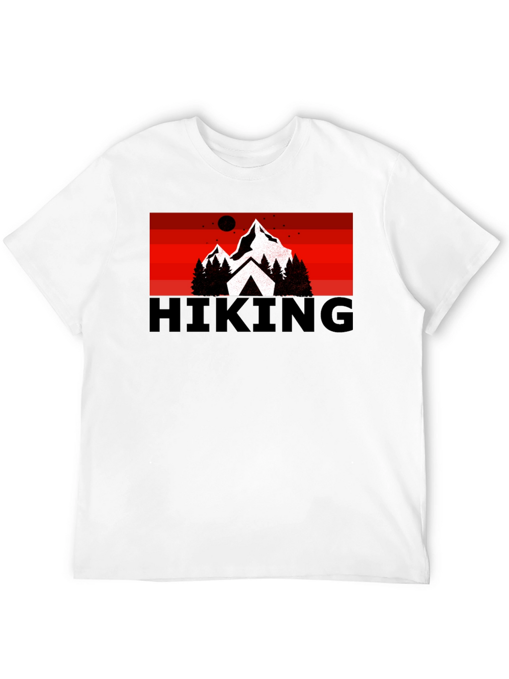 Hiking Adventure Graphic Tee - Black