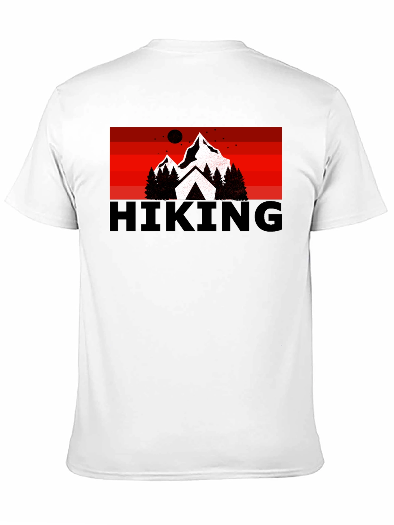 Hiking Adventure Graphic Tee - Black