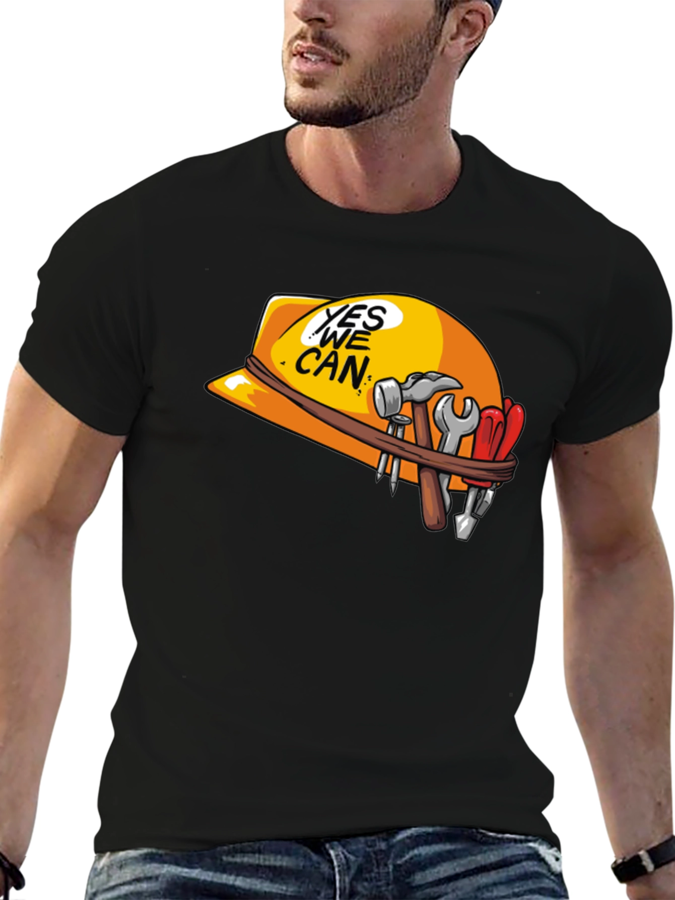Yes We Can Construction T-Shirt