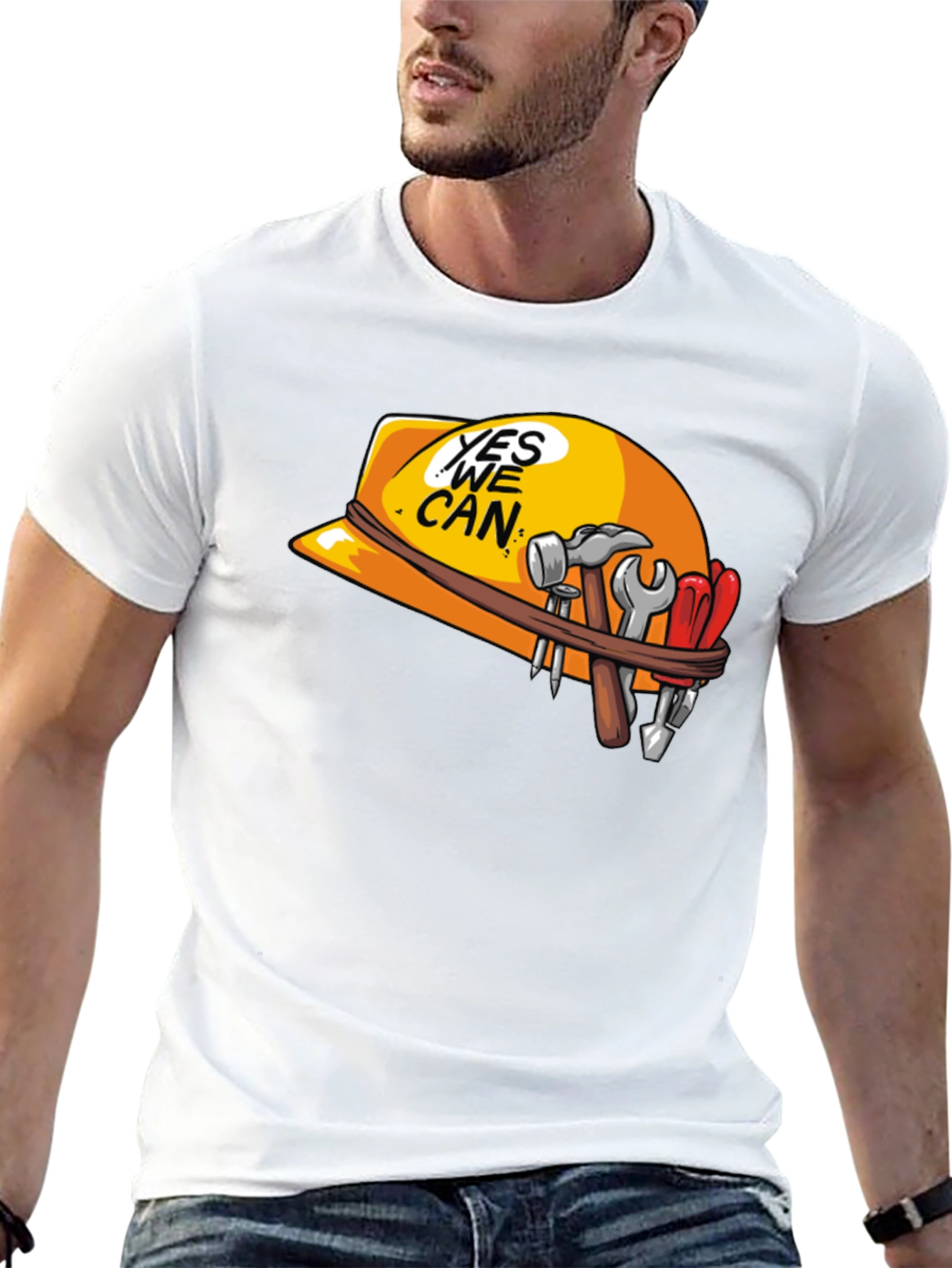 Yes We Can Construction T-Shirt