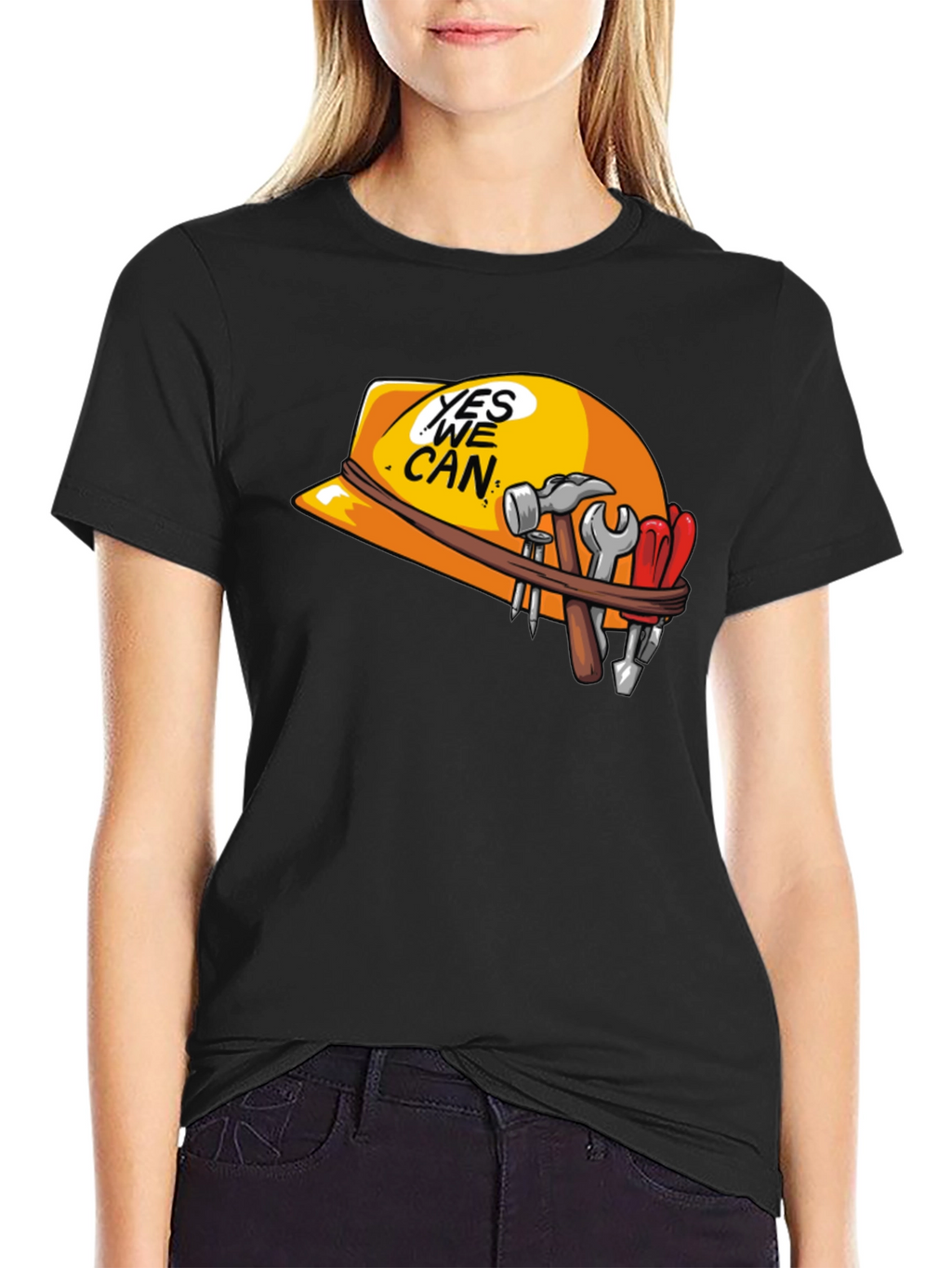 Yes We Can Construction T-Shirt
